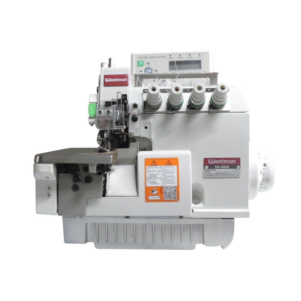 Máquina De Costura Interloque 2 Ag 5 Fios Direct Drive Semi Eletrônica W-958 Westman
