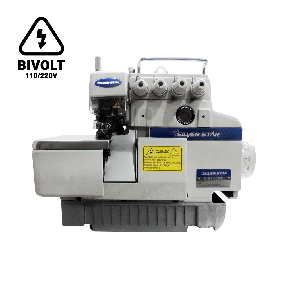 Máquina De Costura Interloque 2 Ag 5 Fios Direct Drive Bivolt S-858Dcb/E - Imagem 2