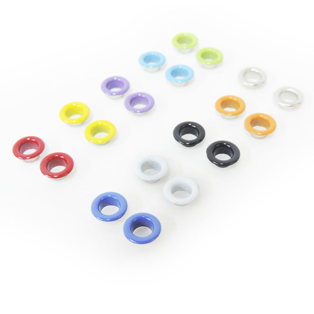 Kit Com 300 Ilhós Colorido Com Aplicador - Imagem 2