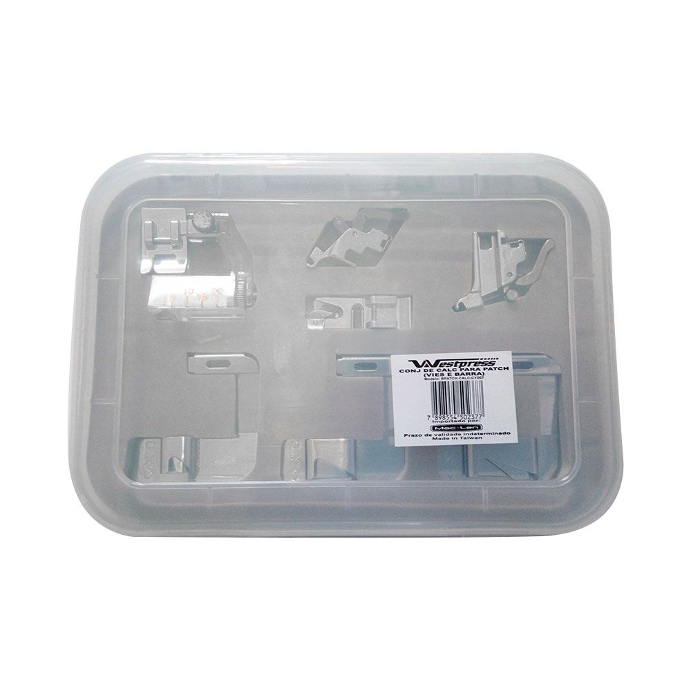 Kit De Pé Sapatas E Calcadores Para Barra, Bainha E Viés 7 Peças - Imagem 9