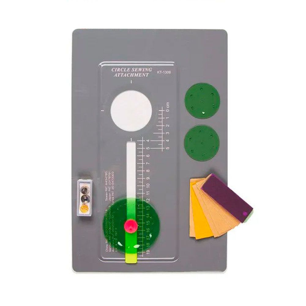 Base De Apoio Para Costurar Círculos Em Máquina Doméstica - Imagem 2