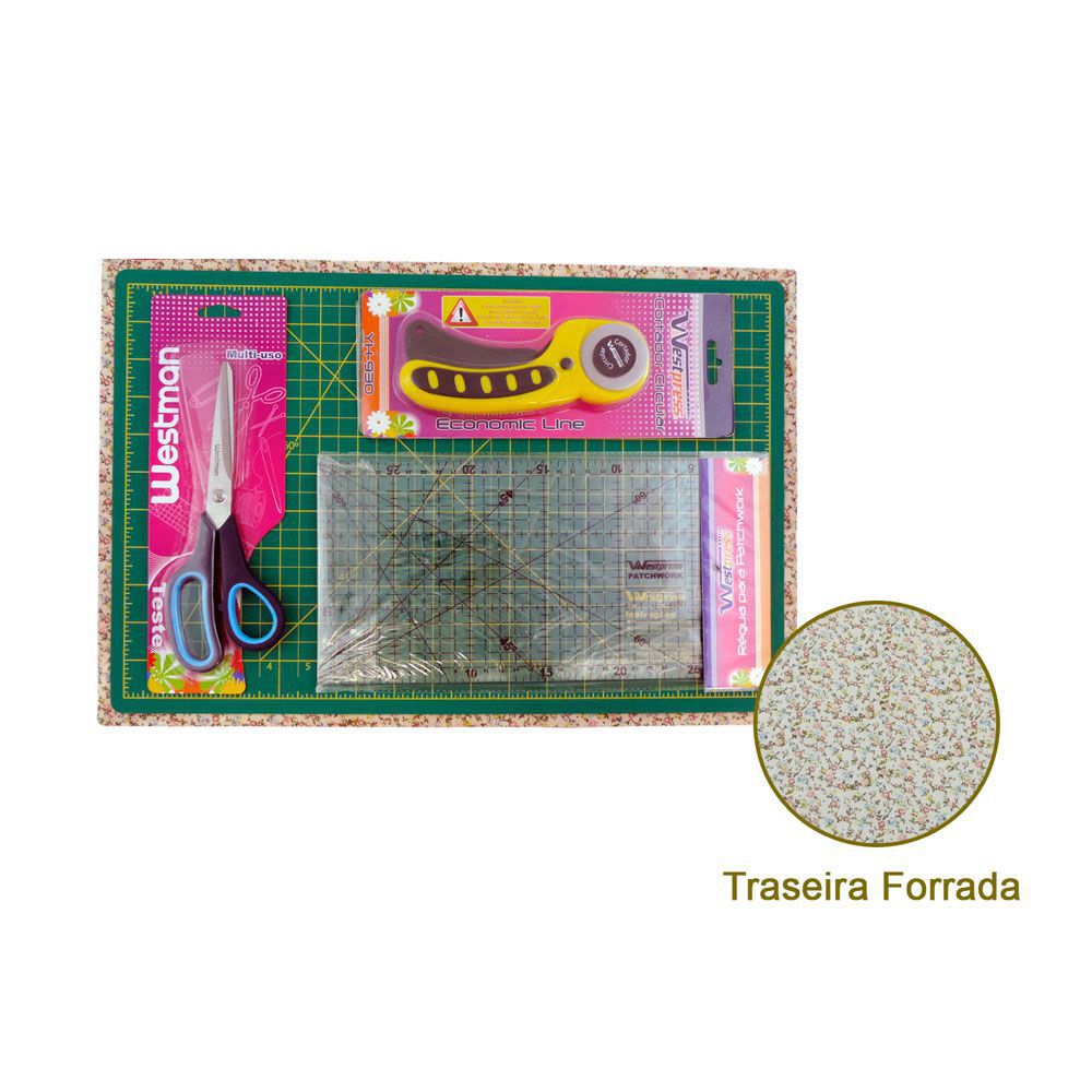 Kit Artesão Com Tábua De Passar E Base De Corte