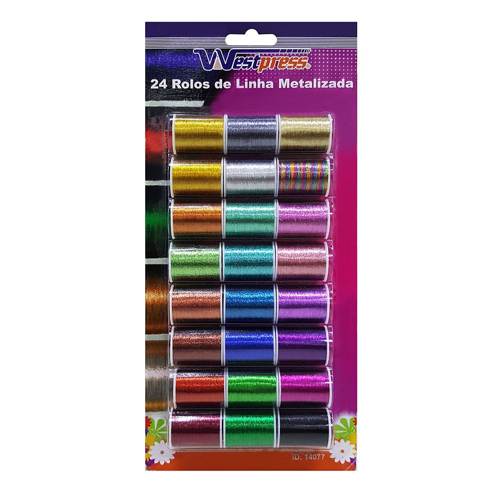 Cartela De Linhas Metálicas