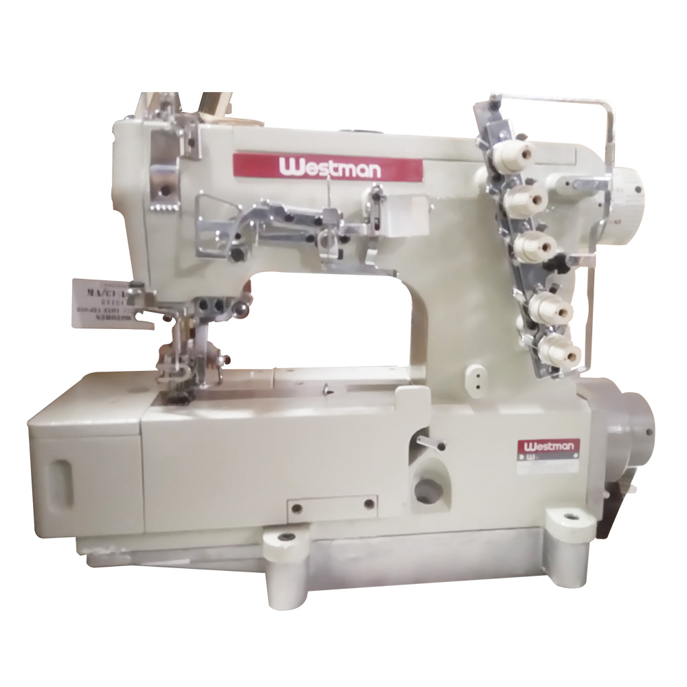 Máquina De Costura Galoneira Plana Base Aberta 3Ag 5 Fios Direct Drive W-32500 Dc-F Westman