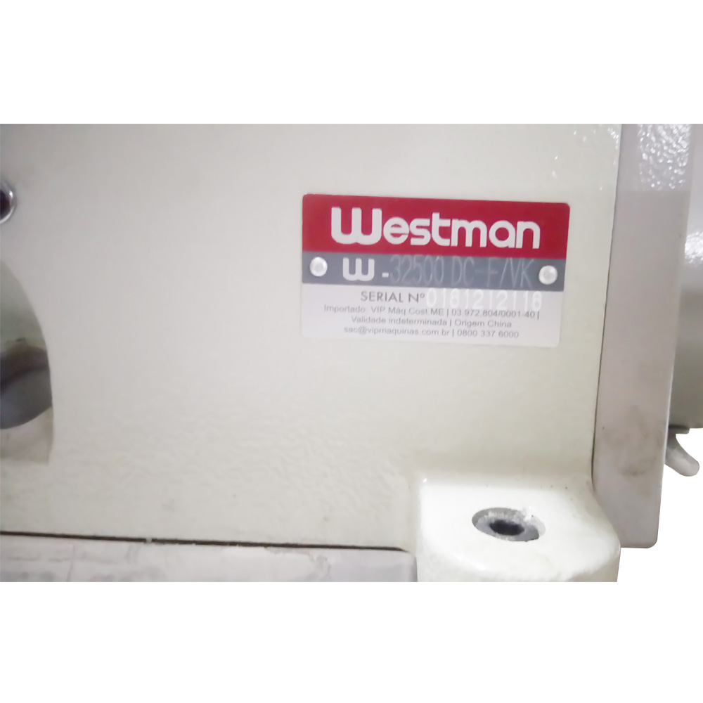 Máquina De Costura Galoneira Plana Base Aberta 3Ag 5 Fios Direct Drive W-32500 Dc-F Westman - Imagem 3