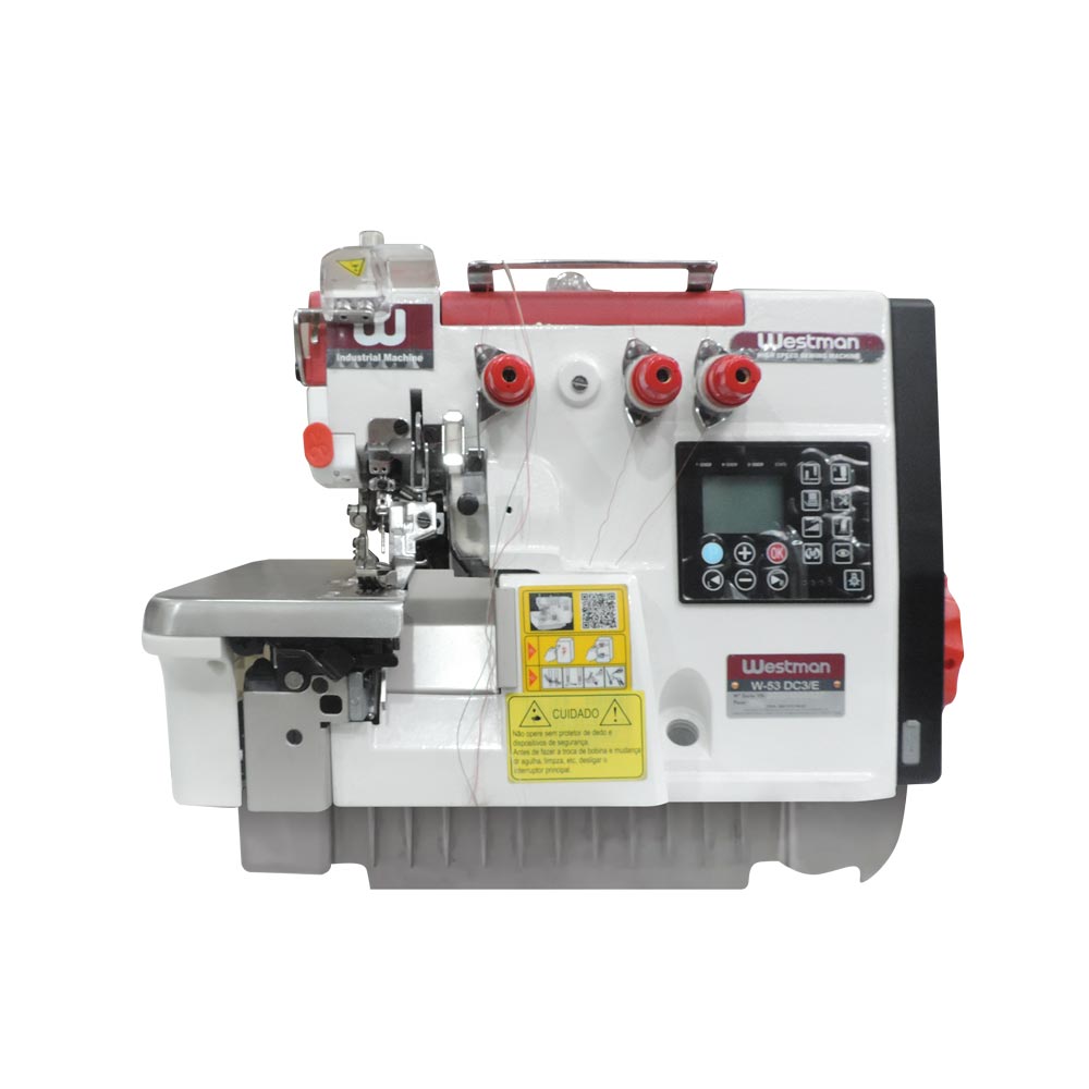 Máquina De Costura Overloque 3 Fios 3 Funções Direct Drive W-53 Dc3/E Westman