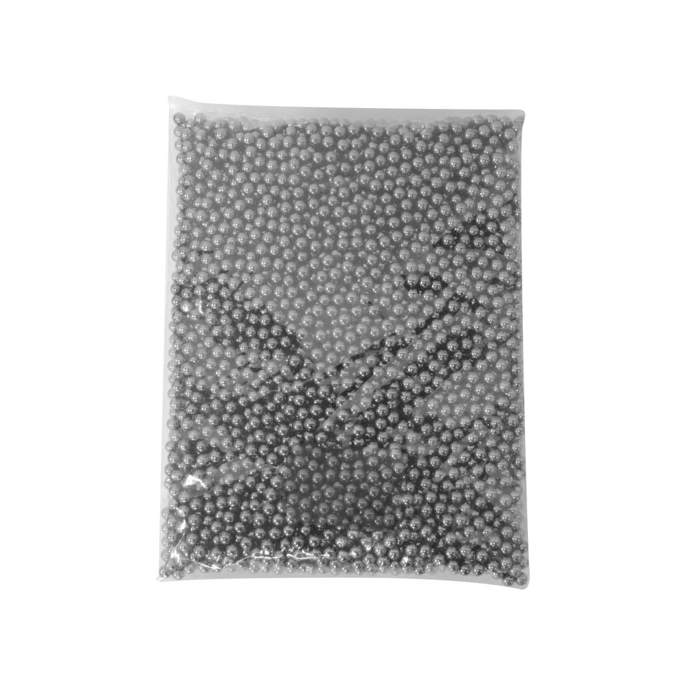 Pacote 4200 Pérolas Inteiras Sem Rebite 6Mm Abs Cor Grafite 500G - Imagem 2