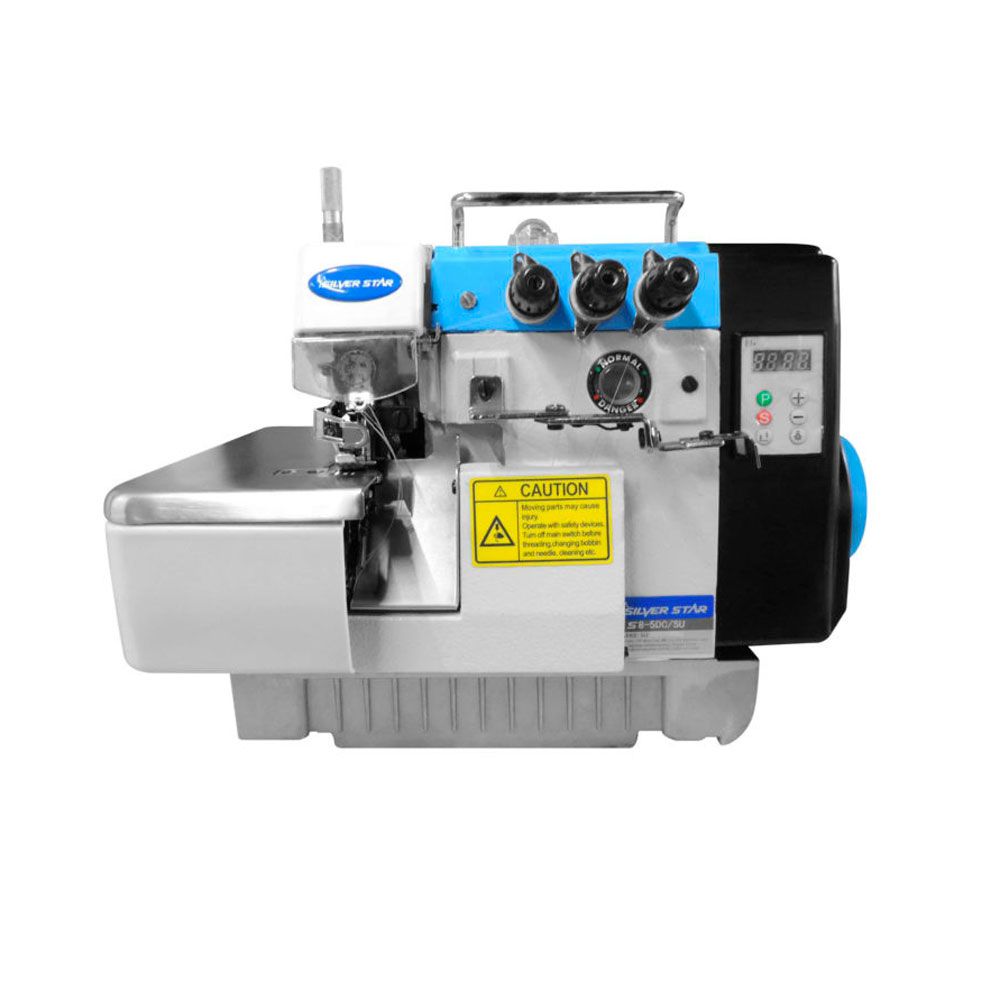 Máquina De Costura Interloque 2 Ag 5 Fios Direct Drive Semi Eletrônica S8-5Dc-Su