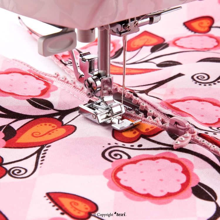 Calcador Doméstico de Zíper Base Largo