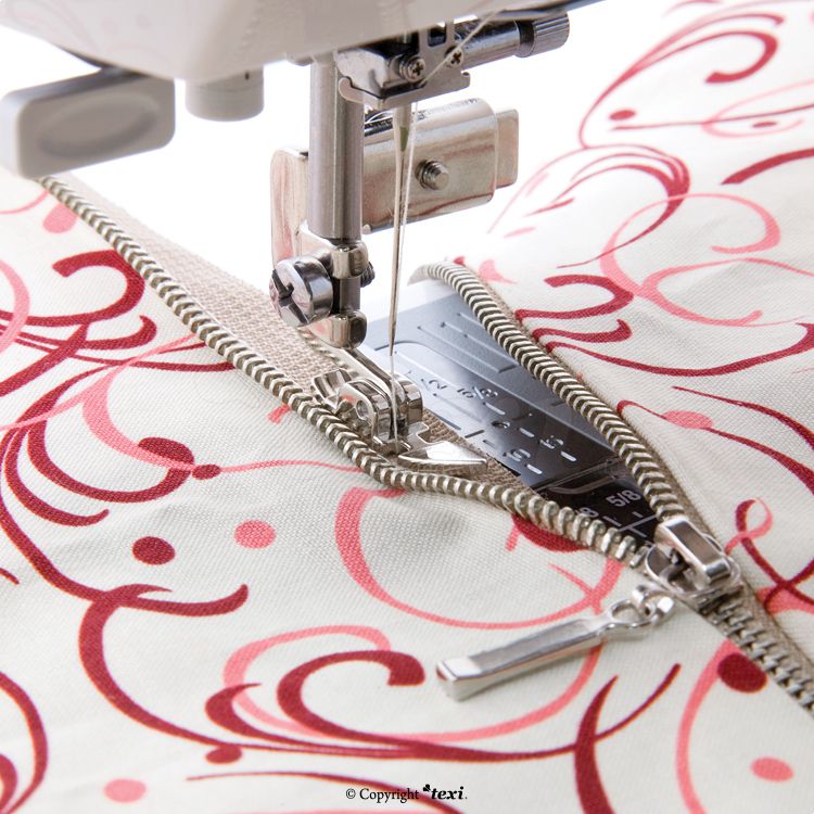 Calcador Domestico Zíper Estreito Com Regulagem