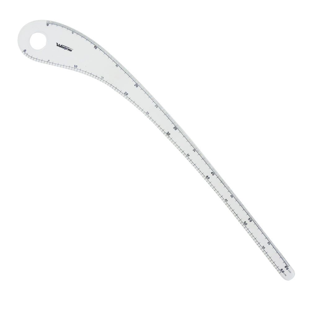 Régua De Modelagem Para Costura Curva - 63 X 10 Cm