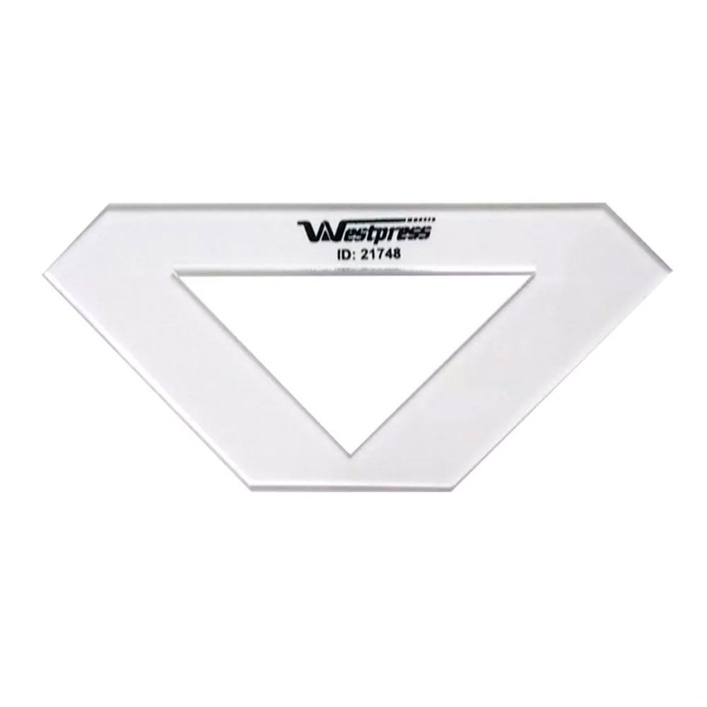 Régua Fio De Cabelo Molde