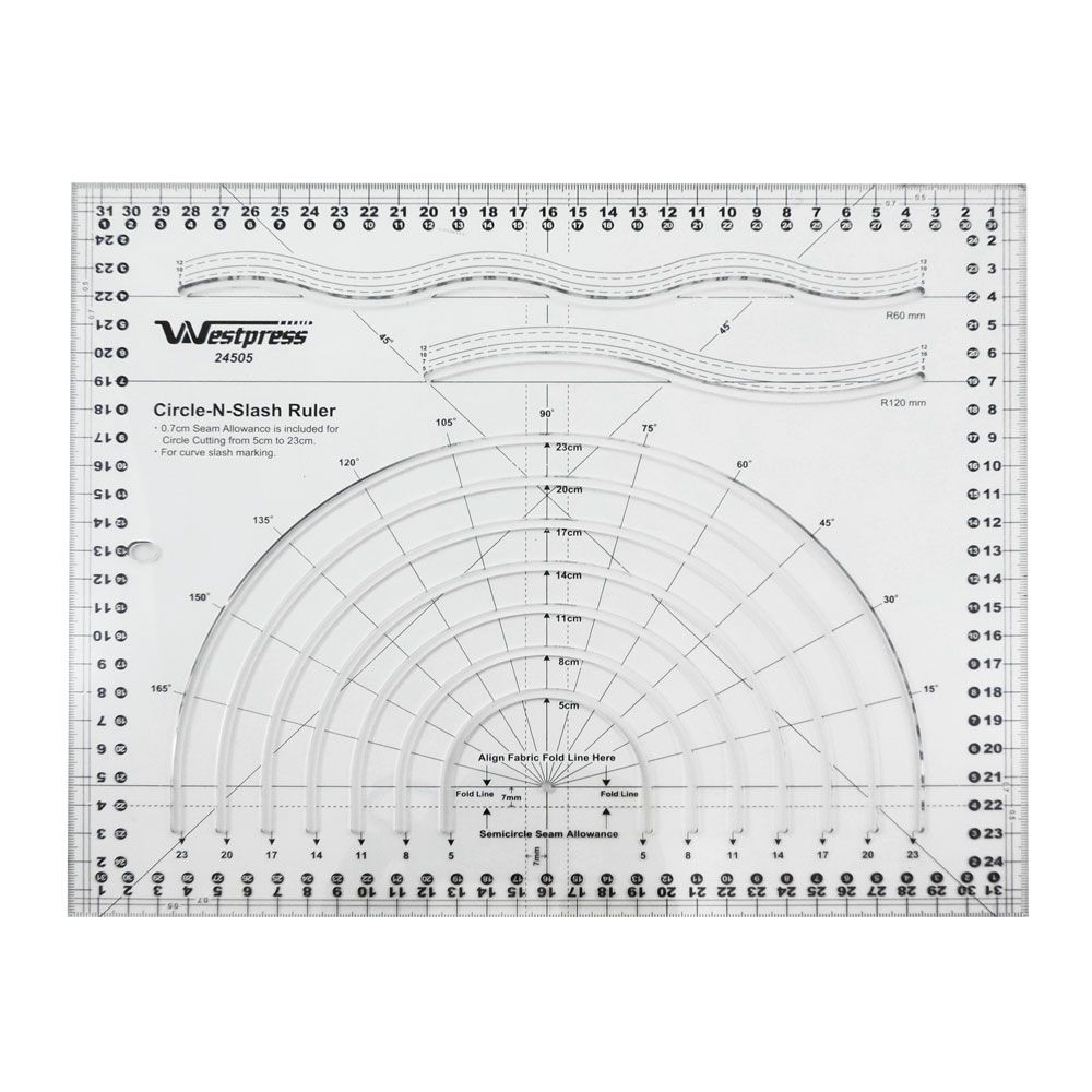 Régua Circular Patchwork