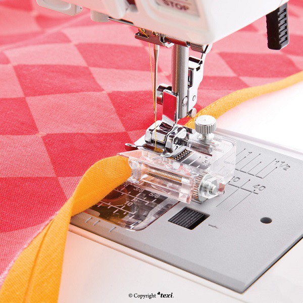 Calcador de Viés para Patchwork em Máquina de Costura Doméstica: Dê um toque único e profissional aos seus projetos - Imagem 2