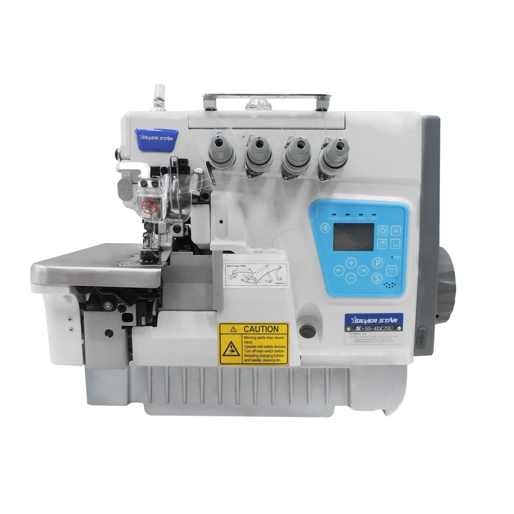 Máquina De Costura Overloque Ponto Cadeia 2 Ag 4 Fios Direct Drive 4 Funções S54-4Dc/Su Silverstar