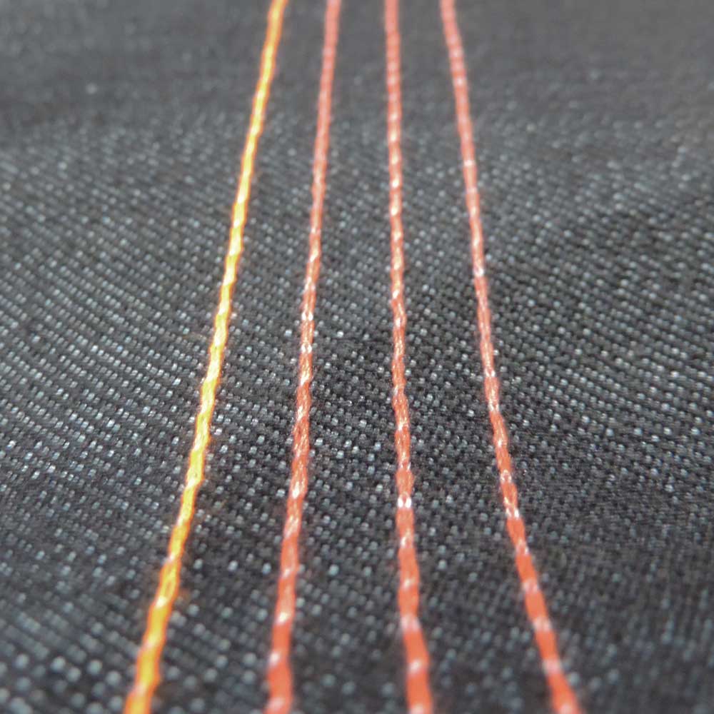 Máquina De Costura Industrial Elástiqueira Base Cilindrica 04 Agulhas 8 Fios Direct Drive W-4404P-Fxdc - Imagem 5