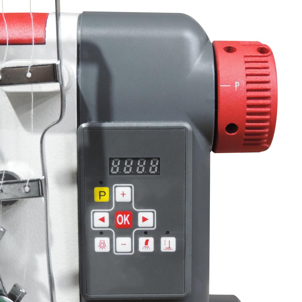 Máquina De Costura Galoneira Plana Direct Drive 3 Agulhas 5 Fios Base Fechada W-7 Dc/E Westman - Imagem 3