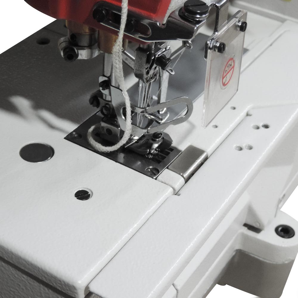Máquina De Costura Galoneira Plana Direct Drive 3 Agulhas 5 Fios Base Fechada W-7 Dc/E Westman - Imagem 2