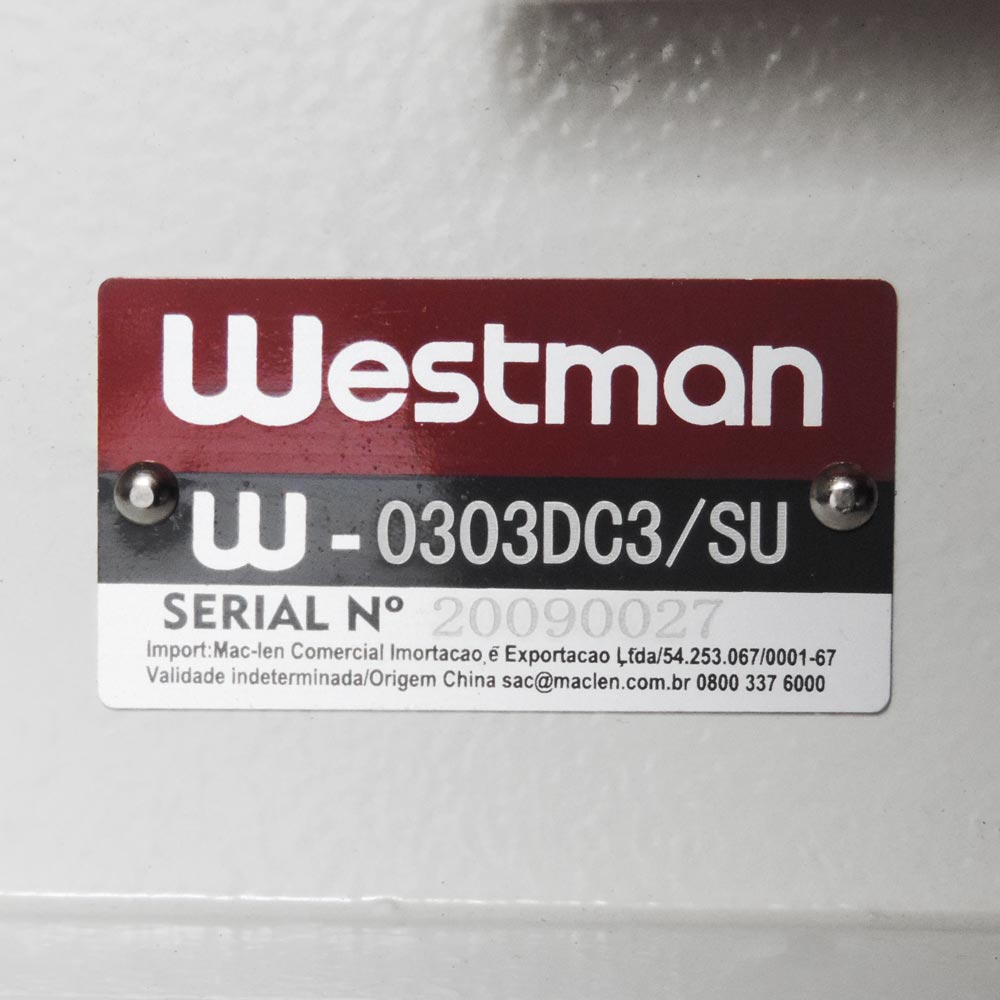 Máquina De Costura Reta Transporte Triplo Lançadeira Grande 3 Funçoes Direct Drive W-0303 Dc3/Su Westman - Imagem 6