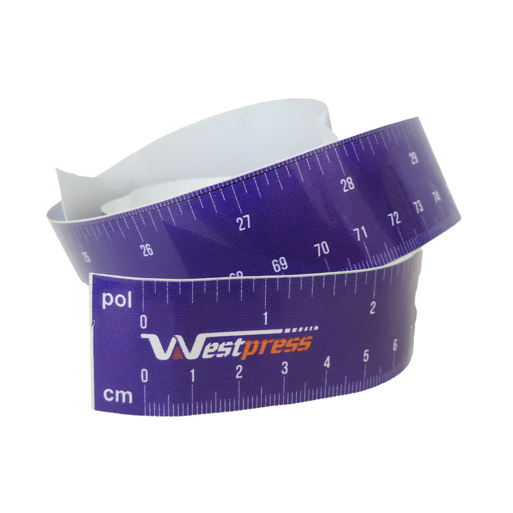 Fita Métrica Adesiva Flexível 1M (Régua Métrica) - Imagem 2