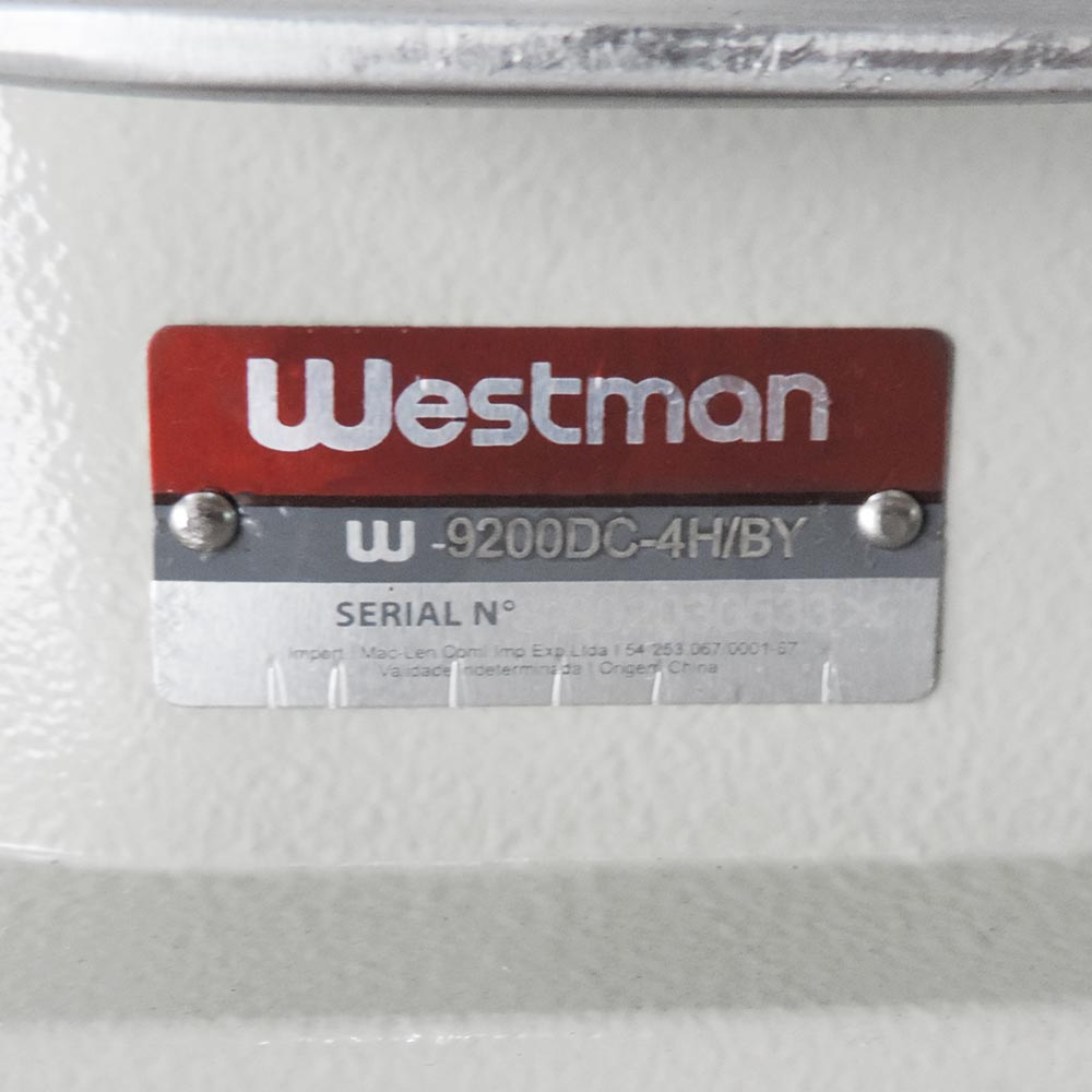 Máquina De Costura Industrial Reta Pesada Eletrônica Direct Drive 4 Funções W-9220 Dc-4H/By Westman - Imagem 5