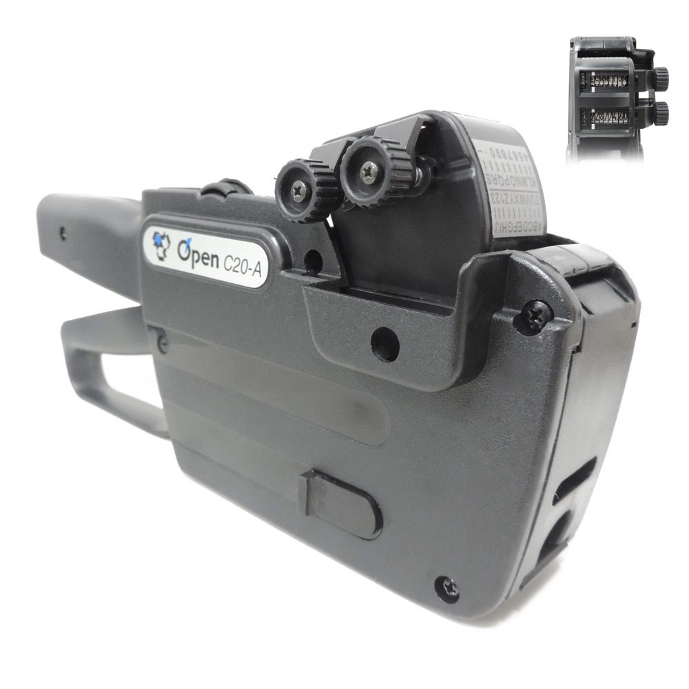 Etiquetadora De 2 Linha Com 10 Dígitos Alfanumérico Open C20 - Imagem 2