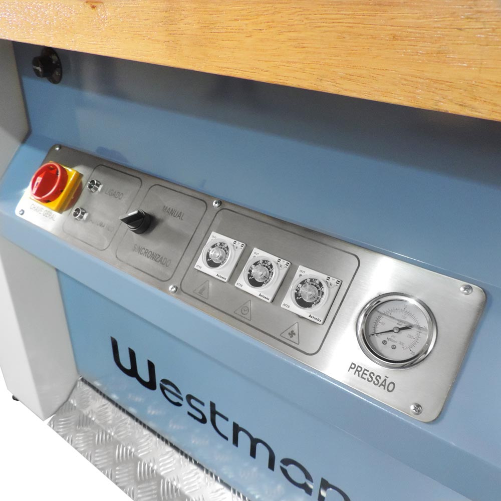 Mesa Para Passadoria Retangular Vaporizante Com Caldeira De 20 Litros 1,80 X 90 - Imagem 4