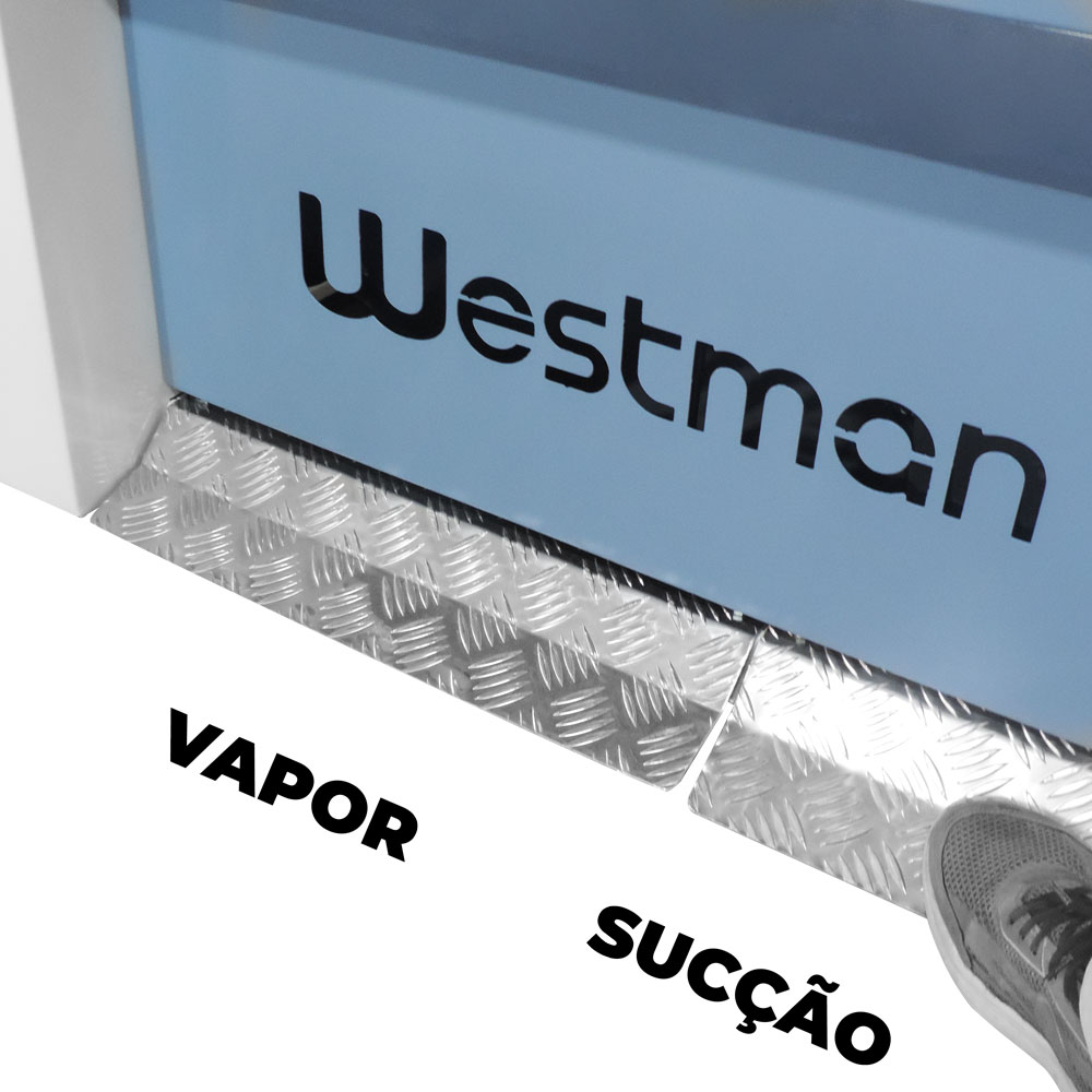 Mesa Para Passadoria Retangular Vaporizante Com Caldeira De 20 Litros 1,80 X 90 - Imagem 3