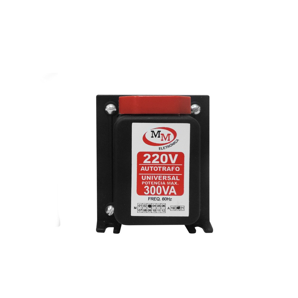 Auto Transformador Conversor De Voltagem 300Va Mm Bivolt