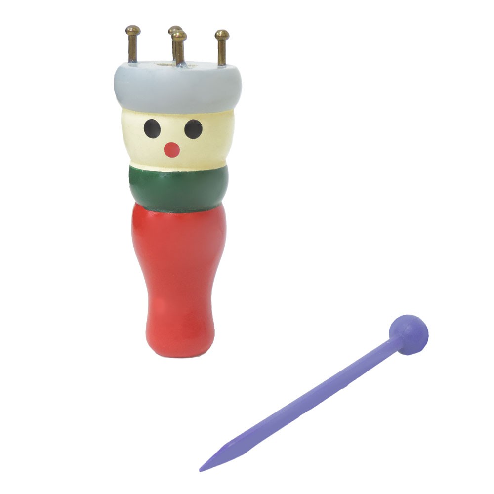 Aparelho Tear Manual Tricotin Rabo De Gato Crochê