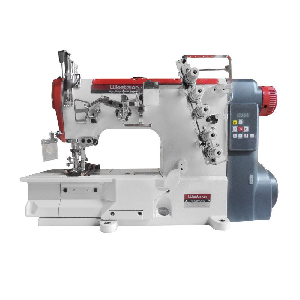 Galoneira Plana Direct Drive 3 Agulhas 5 Fios Base Fechada Westman W-32500 Dc/E - Imagem 2