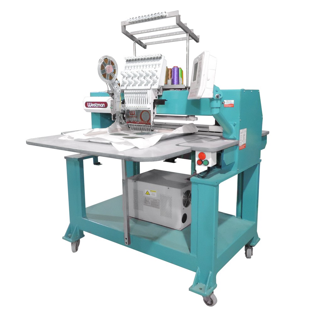 Máquina De Bordar 1 Cabeça 12 Agulhas Com Aplicador De Lantejoula Wm-1201-45Ps - Imagem 6