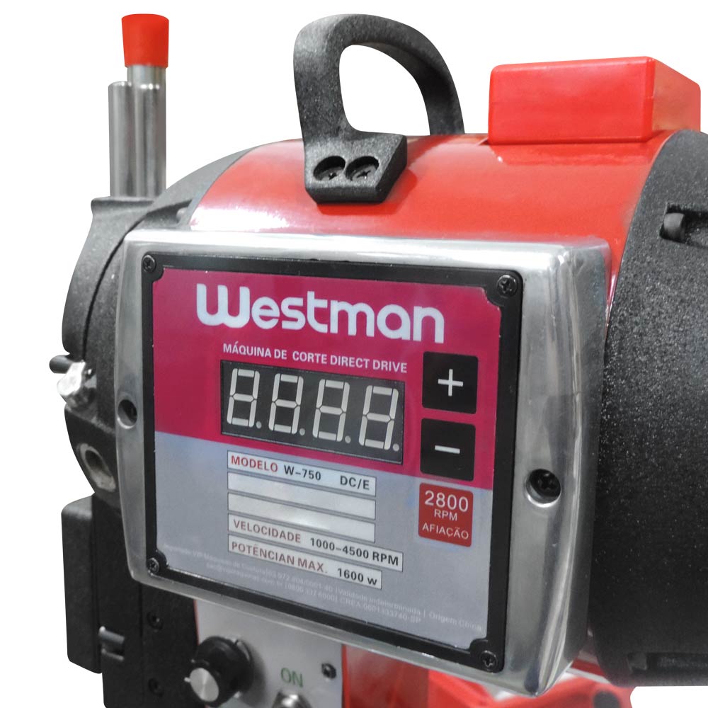 Máquina De Corte Com Faca De 10 Polegadas 750W Com Regulagem De Velocidade Westman - Imagem 2