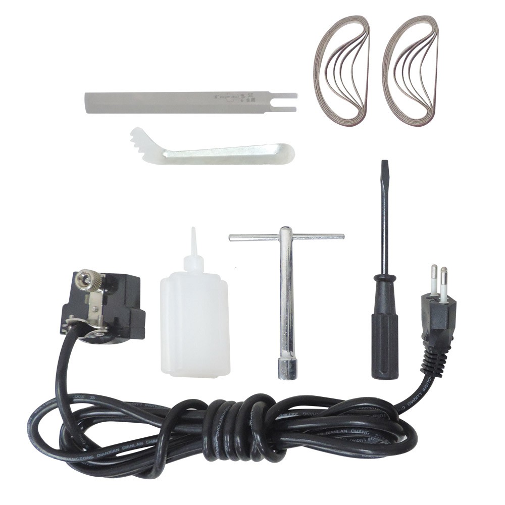 Máquina De Corte De Tecidos Pesados 8" Tipo Faca Faixa Preta 750W - Imagem 2