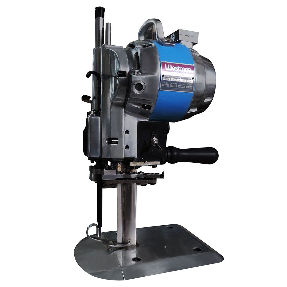 Máquina De Corte De Tecidos Pesados 8" Tipo Faca Faixa Preta 750W