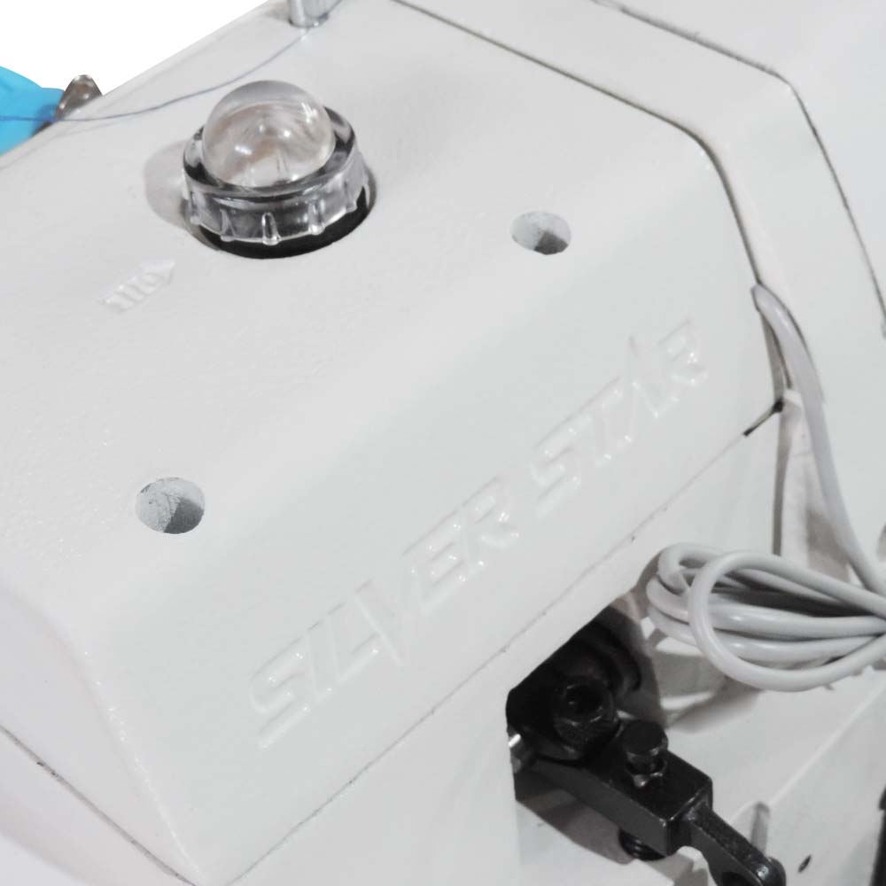 Máquina De Costura Industrial Overloque Ponto Cadeia 2 Ag 4 Fios Direct Drive Bivolt S-848Dc/E Silverstar - Imagem 2