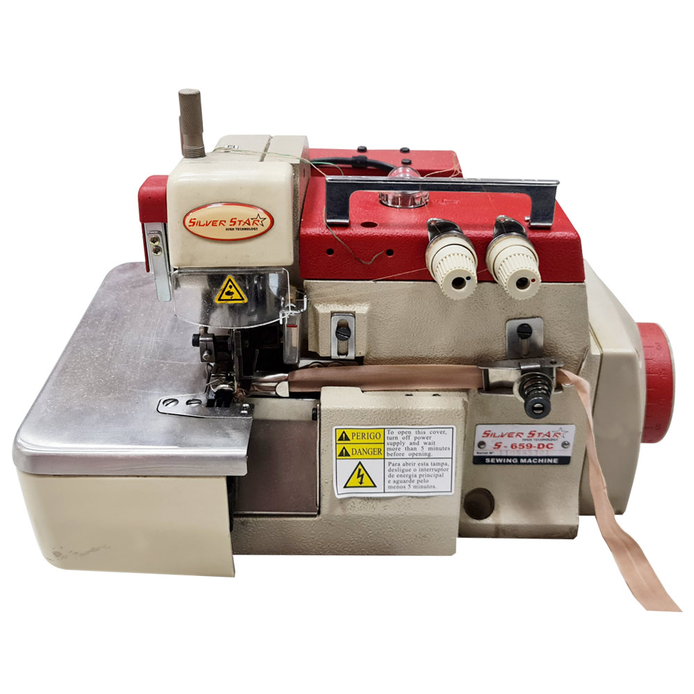 Interlock 2 Agulhas 5 Fios Com Cortador Moda Praia Ponto Mexicano S-659 Dc/Ha Tc - Silverstar