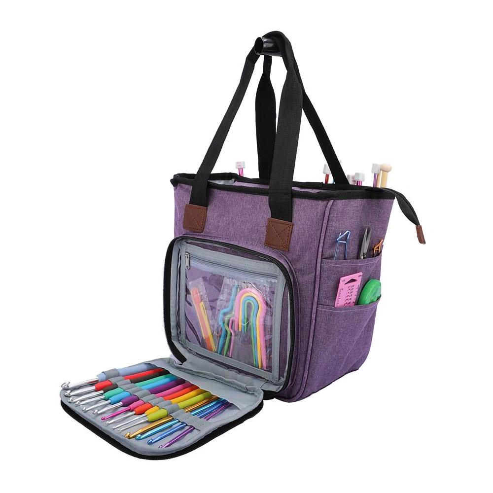 Bolsa Organizadora De Fios E Acessorios P/ Croche Trico