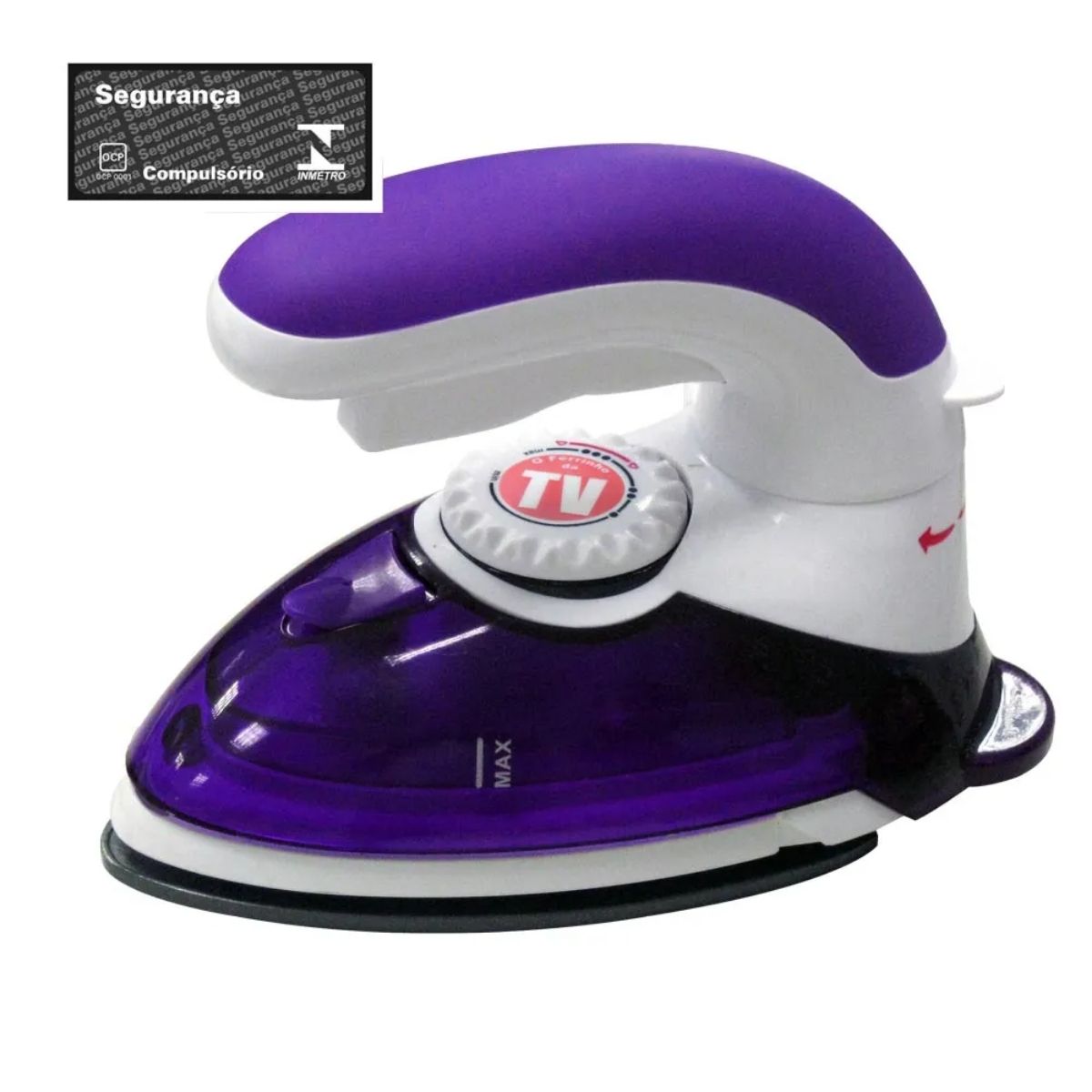 Mini Ferro De Passar Portátil 3 Em 1 W-777 Lilás