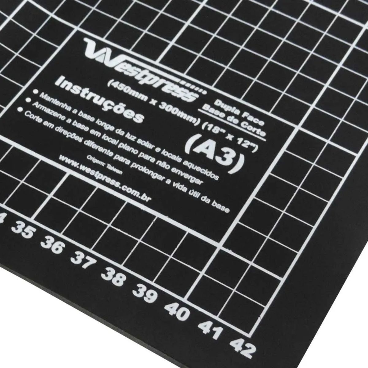 Base De Corte 90X60 Para Patchwork E Scrapbook Frente E Verso - Preta Westpress - Imagem 4